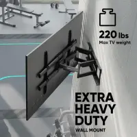 TV SET ACC WALL MOUNT/42-120"/BLACK M10-B ONKRON – pilt 5