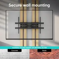 TV SET ACC WALL MOUNT/42-120"/BLACK M10-B ONKRON – pilt 8