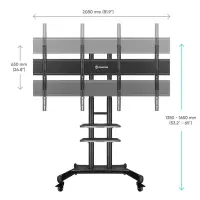 TV SET ACC DUAL VESA PANEL/ADV1881-B ONKRON – pilt 7