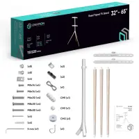 TV SET ACC FLOOR STAND /32-65"/WHITE TS1220-W ONKRON – pilt 2