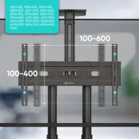 TV SET ACC MOBILE STAND/40-70"/BLACK TS1551-B ONKRON – pilt 3