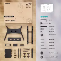 TV SET ACC MOBILE STAND/40-70"/BLACK TS1551-B ONKRON – pilt 8