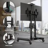 TV SET ACC MOBILE STAND/40-70"/BLACK TS1551-B ONKRON – pilt 11