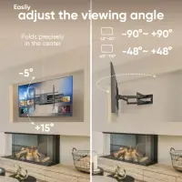 TV SET ACC WALL MOUNT/42-110"/BLACK M8L-B ONKRON