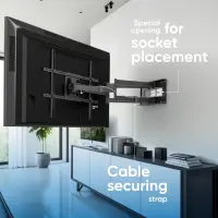 TV SET ACC WALL MOUNT/42-110"/BLACK M8L-B ONKRON – pilt 9