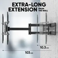 TV SET ACC WALL MOUNT/42-110"/BLACK M8L-B ONKRON – pilt 12