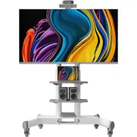 TV SET ACC MOBILE STAND/40-70"/WHITE TS1552-W ONKRON – pilt 7