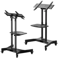 TV SET ACC MOBILE STAND/32-70"/BLACK TS1350-B ONKRON – pilt 5
