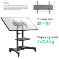 TV SET ACC MOBILE STAND/32-70"/BLACK TS1350-B ONKRON – pilt 12