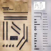 TV SET ACC MOBILE STAND/70-110" BLACK TS2081-B ONKRON – pilt 9