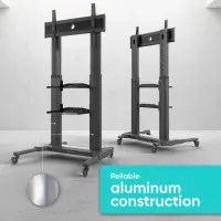 TV SET ACC MOBILE STAND/40-80"/BLACK TS2771-B ONKRON – pilt 8