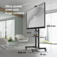 TV SET ACC MOBILE STAND/50-90"/BLACK TS1891-B ONKRON – pilt 2