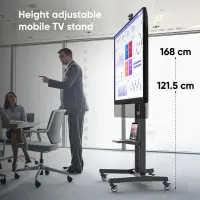 TV SET ACC MOBILE STAND/50-90"/BLACK TS1891-B ONKRON – pilt 9