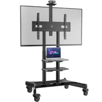 TV SET ACC MOBILE STAND/50-86"/BLACK TS1881-B ONKRON – pilt 8