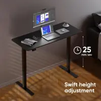 DESK MOTORISED/BLACK WDT221E-B ONKRON – pilt 7