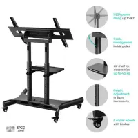 TV SET ACC MOBILE STAND/50-83"/BLACK TS1380-B ONKRON – pilt 4