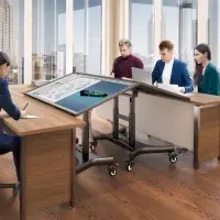 TV SET ACC MOBILE STAND/50-83"/BLACK TS1380-B ONKRON – pilt 9