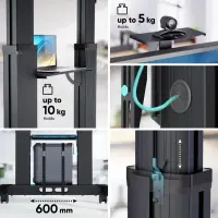 TV SET ACC MOBILE STAND/70-110" BLACK TS2821-B ONKRON – pilt 2