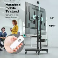 TV SET ACC MOTOR. MOBILE STAND/50-86" BLACK TS1881E-B ONKRON – pilt 2