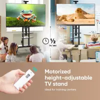 TV SET ACC MOTOR. MOBILE STAND/50-86" BLACK TS1881E-B ONKRON – pilt 4