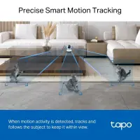 TP-Link Tapo C220 Ümmargune IP süsteemiga turvakaamera Hoonesisene 2560 x 1440 pikslit Laud – pilt 6