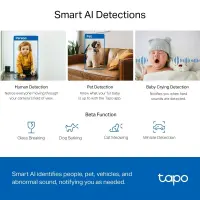 TP-Link Tapo C220 Ümmargune IP süsteemiga turvakaamera Hoonesisene 2560 x 1440 pikslit Laud – pilt 8