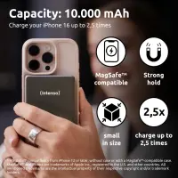 POWER BANK USB 10000MAH MAG/GREY 7344034 INTENSO – pilt 22