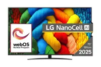 LG NanoCell AI 75NANO81A3A teler 190,5 cm (75") 4K Ultra HD Nutiteleri funktsioon WiFi Must – pilt 9