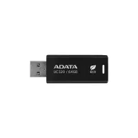 MEMORY DRIVE FLASH USB3.2 64GB/BLACK UC320-64G-RBK/BK ADATA