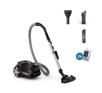 Vacuum Cleaner|PHILIPS|XD5123/10|Bagged|900 Watts|Capacity 4 l|Noise 77 dB|Black|Weight 4.6 kg|XD5123/10