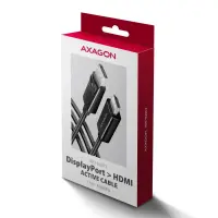Axagon RVD-HI20C2 videokaabliadapter 1,8 m DisplayPort HDMI Must – pilt 3