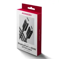 Axagon RVD-HI20C2 videokaabliadapter 1,8 m DisplayPort HDMI Must – pilt 4