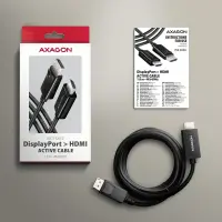 Axagon RVD-HI20C2 videokaabliadapter 1,8 m DisplayPort HDMI Must – pilt 7