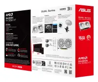 ASUS Dual -RX9060XT-16G-WHITE AMD Radeon RX 9060 XT 16 GB GDDR6 – pilt 6