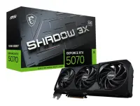 Graphics Card|MSI|NVIDIA GeForce RTX 5070|12 GB|GDDR7|192 bit|PCIE 5.0 16x|Triple slot Fansink|RTX507012GSHADOW3XOC