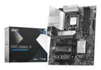 Mainboard|MSI|Intel B860 Express|LGA1851|ATX|Memory DDR5|Memory slots 4|4xPCI-Express 16x|1xHDMI|1xDisplayPort|1xAudio-In|1xAudio-Out|1xMicrophone|4xUSB 2.0|2xUSB 3.0|2xUSB 3.2|1xUSB-C w/Thunderbolt|1xRJ45|PROB860-P – pilt 10