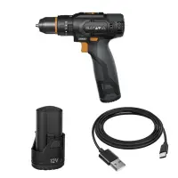 Batavia B.V. 12V Cordless Combi Drill - Fixxpack 2.0 Set (incl. 2.0Ah Battery & USB-C charging Cable)