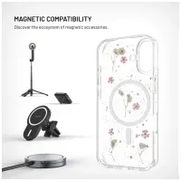 Fixed MagBloom | Back cover | Apple | iPhone 17 | TPU | Blush Plum