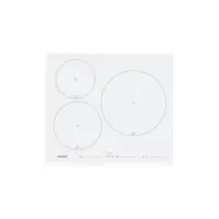 CATA Hob | INSB 6003E2 WH | Induction | Number of burners/cooking zones 3 | Slider touch | White – pilt 2