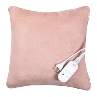 Adler Super Soft Electric Heating Pad | AD 7444 | Number of heating levels 2 | Number of persons 1 | Washable | Remote control | 80 W | Pink