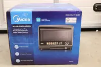 SALE OUT. Midea MSO25H Microwave oven with Grill, Airfry and Steam function, 25 L, Black | Midea Microwave oven | MSO25H | Free standing | 1000 W | Convection | 25 L | Grill | Black | DAMAGED PACKAGING, DEMO