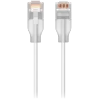 Ubiquiti UACC-Cable-Patch-EL-0.15M-W UniFi Etherlighting Patch Cable, Translucent booted RJ45 for optimal Etherlighting brightness, Outer diameter 2.5 mm