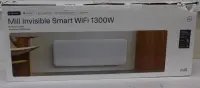 SALE OUT. Mill PA1300WIFI4 Panel Heater with WiFi Gen 4 1300 W Suitable for rooms 15-19 m² White IPX4 | Mill Invisible Smart WiFi Heater | PA1300WIFI4 | Panel Heater | 1300 W | Suitable for rooms up to 15-19 m² | White | DAMAGED PACKAGING, BIG DENT ON FRONT | IPX4
