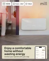 Mill WiFi Panel Heater | PA1500WIFI4A | Panel Heater | 1500 W | Suitable for rooms up to 22 m² | White | IPX4 – pilt 5