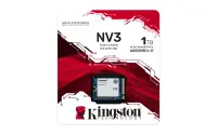 Kingston SSD | NV3 | 1000 GB | SSD form factor M.2 2230 | Solid-state drive interface PCIe 4.0 x4 NVMe | Read speed 6000 MB/s | Write speed 4000 MB/s