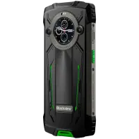Blackview Rugged BV8200 LTE 6.5-inch FHD+IPS 1080x2400 120Hz Corning 3th + 1.3-inch 360x360 12+256GB MT8781 Octa-core 2.2GHz 8800mAh NO Charger CAM Front 32MP Rear 50+13MP IP68/IP69K/MIL-STD-810H NFC Fingerprint Green – pilt 6