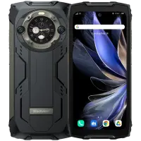 Blackview Rugged BV9300Pro LTE 6.7" FHD+IPS 1080x2388 120Hz Corning 5 12GB+256GB MT6789V G99 Dual-display CAM Front 32MP Rear 64MP+8MP IP68/IP69K Waterproof NFC Fingerprint 15080mAh NO Charger Android 13 up to 15 Black
