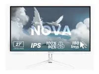 Arozzi | Nova | 27 " | IPS | QHD | 16:9 | 180 Hz | 1 ms | 2560 x 1440 pixels | 350 cd/m² | HDMI ports quantity 2 | White – pilt 12