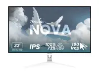 Arozzi | Nova | 32 " | IPS | QHD | 16:9 | 180 Hz | 1 ms | 2560 x 1440 pixels | 300 cd/m² | HDMI ports quantity 2 | White – pilt 8