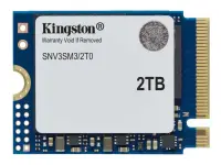 Kingston SSD | NV3 | 2000 GB | SSD form factor M.2 2230 | Solid-state drive interface PCIe 4.0 x4 NVMe | Read speed 6000 MB/s | Write speed 5000 MB/s